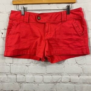 Red Camel Womens Junior Size 7 Orange Shorty Shorts